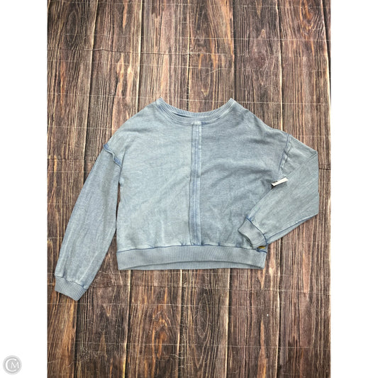 Sweater By Simply Southern In Blue, Size: L