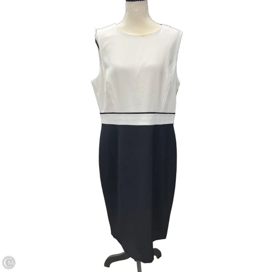 Dress Work By Kasper In Multi-colored, Size: 14