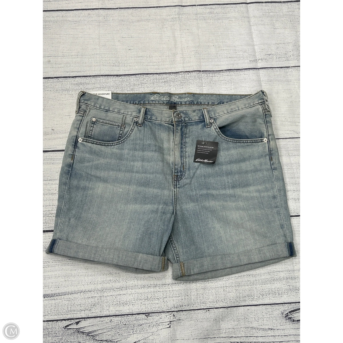 Shorts By Eddie Bauer In Blue, Size: 14