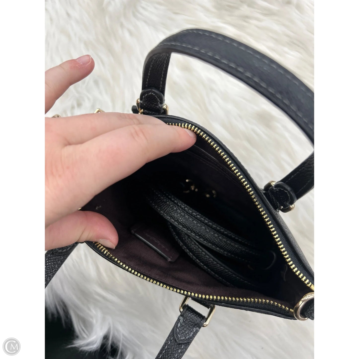 Crossbody Designer By Coach, Size: Small