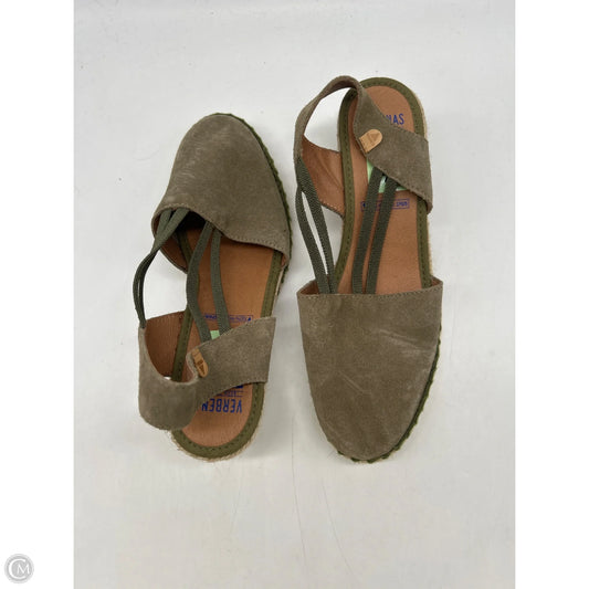 Shoes Heels Wedge By Clothes Mentor In Green, Size: 7