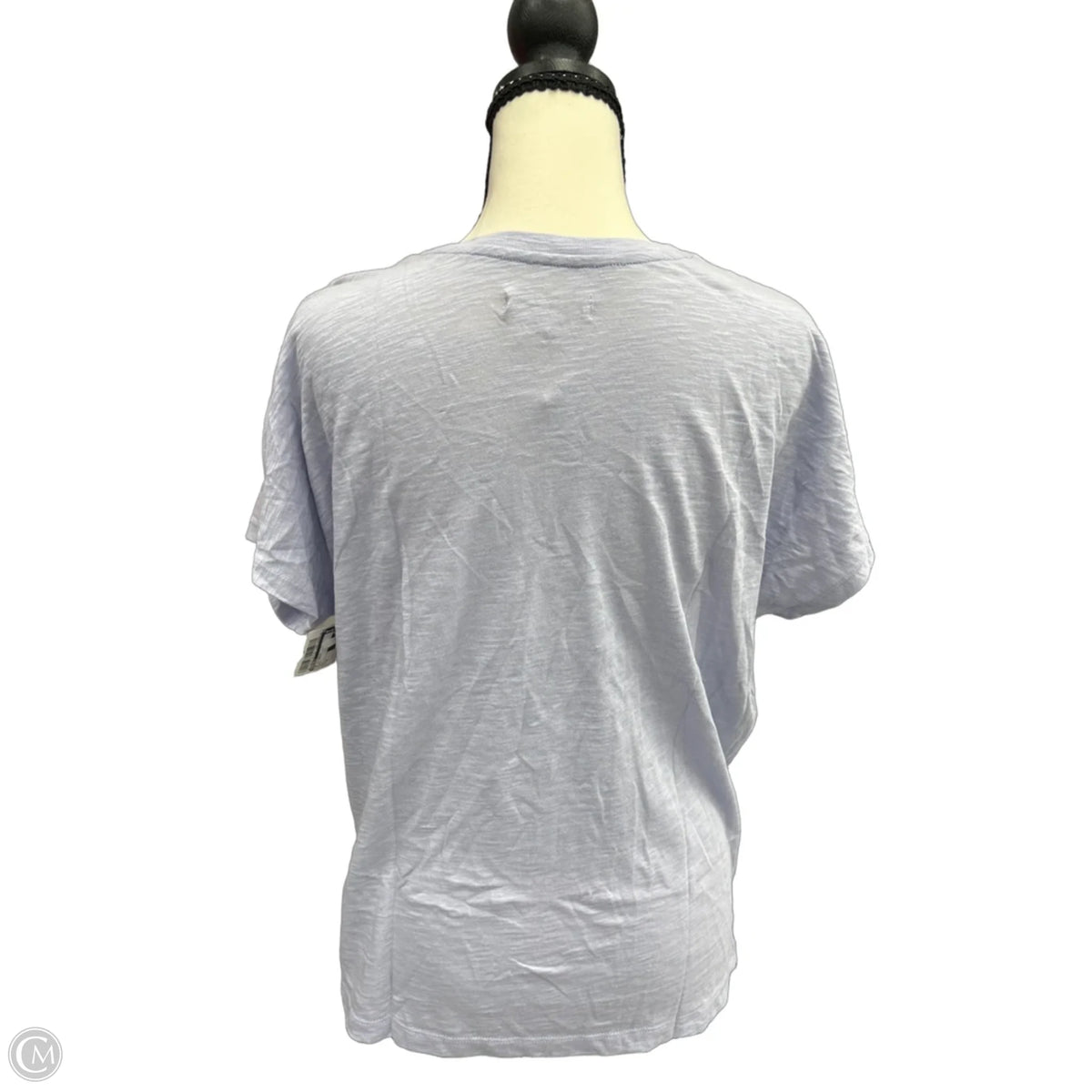 Top Short Sleeve Basic By Madewell In Purple, Size: M