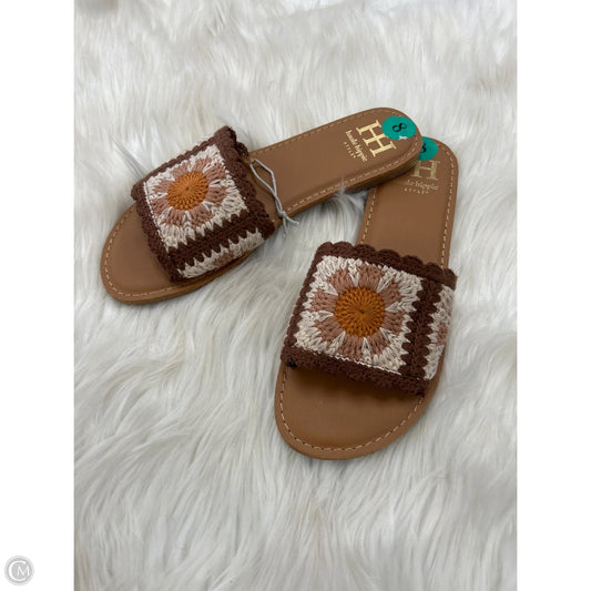 Sandals Flats By Haute Hippie In Brown, Size: 8
