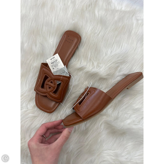 Sandals Flats By A New Day In Brown, Size: 7.5