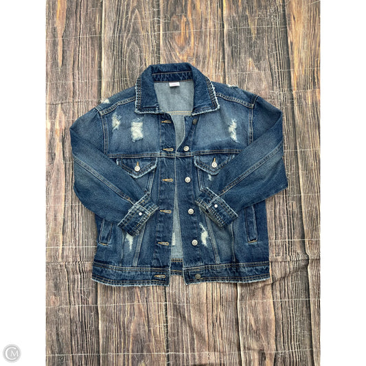 Jacket Denim By No Boundaries In Blue, Size: Xs