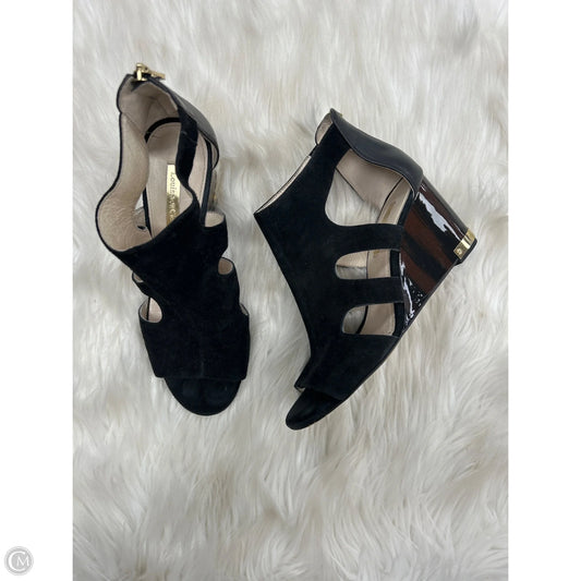 Sandals Heels Wedge By Louise Et Cie In Black, Size: 7.5