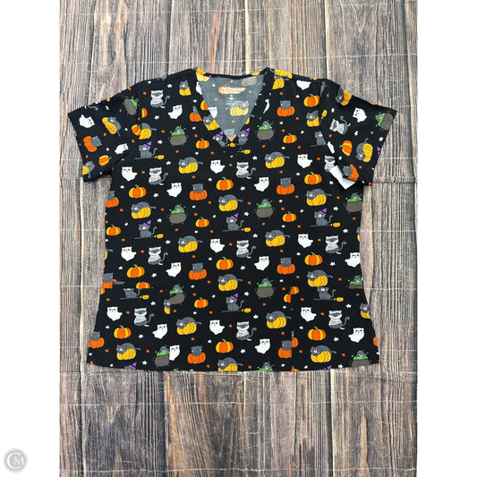 Top Short Sleeve By Clothes Mentor In Black, Size: 2x