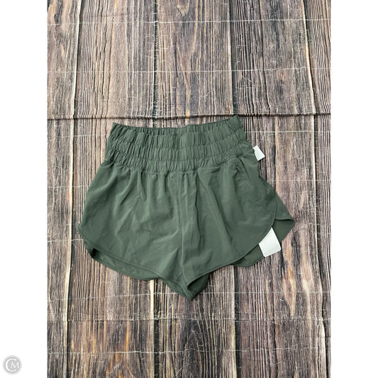 Athletic Shorts By Crz Yoga In Green, Size: L