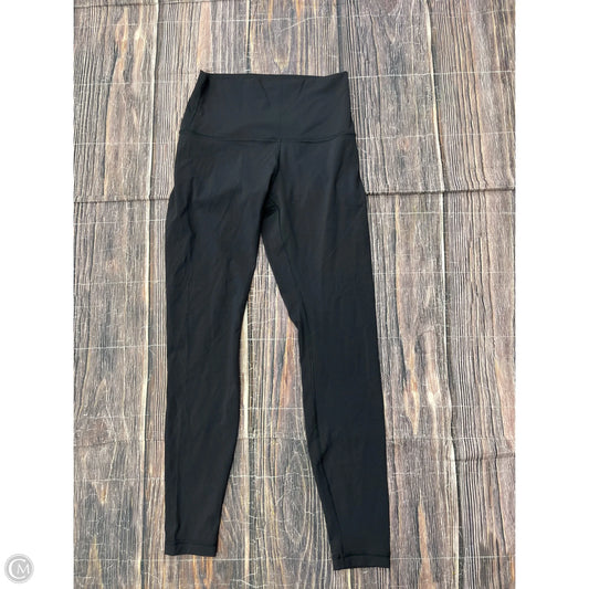Athletic Leggings By Lululemon In Black, Size: 8