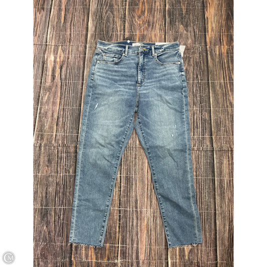 Jeans Skinny By Loft In Blue, Size: 12