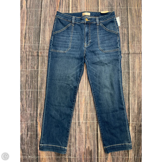 Jeans High Rise Straight By Kut In Blue, Size: 10p