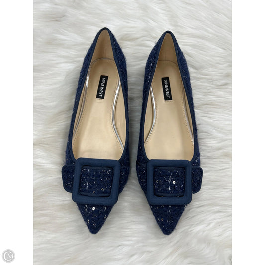 Shoes Flats By Nine West In Blue, Size: 7