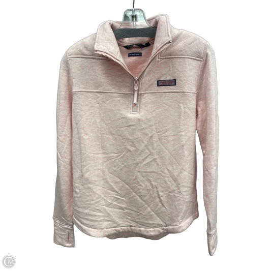 Sweatshirt Collar By Vineyard Vines In Pink, Size: S