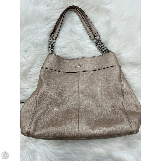 Handbag Designer By Coach, Size: Large