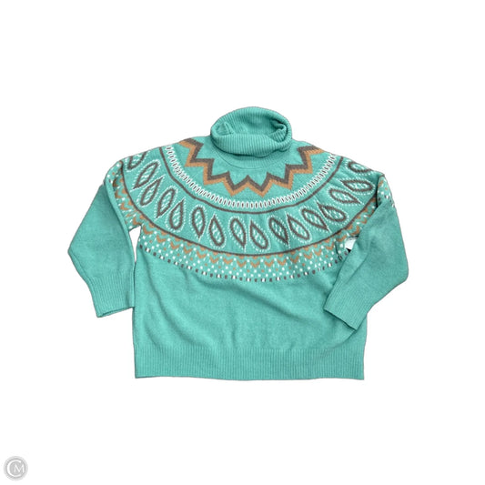 Sweater By Cato In Green, Size: 1x