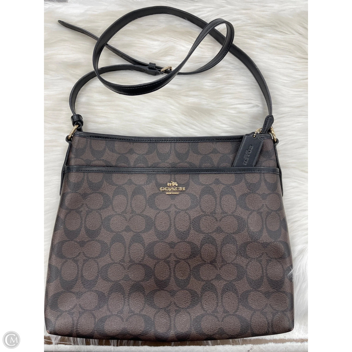 Crossbody Designer By Coach, Size: Medium