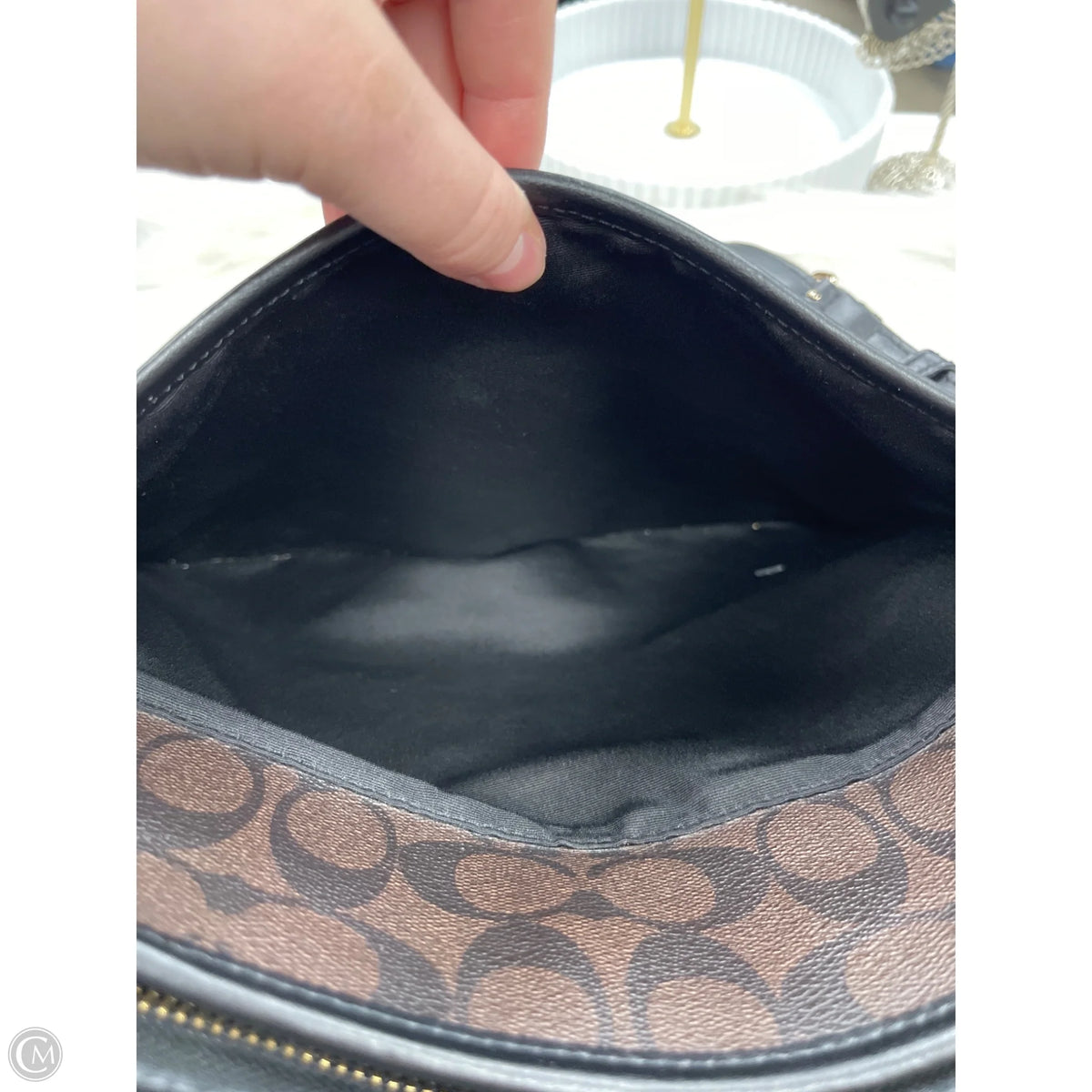 Crossbody Designer By Coach, Size: Medium