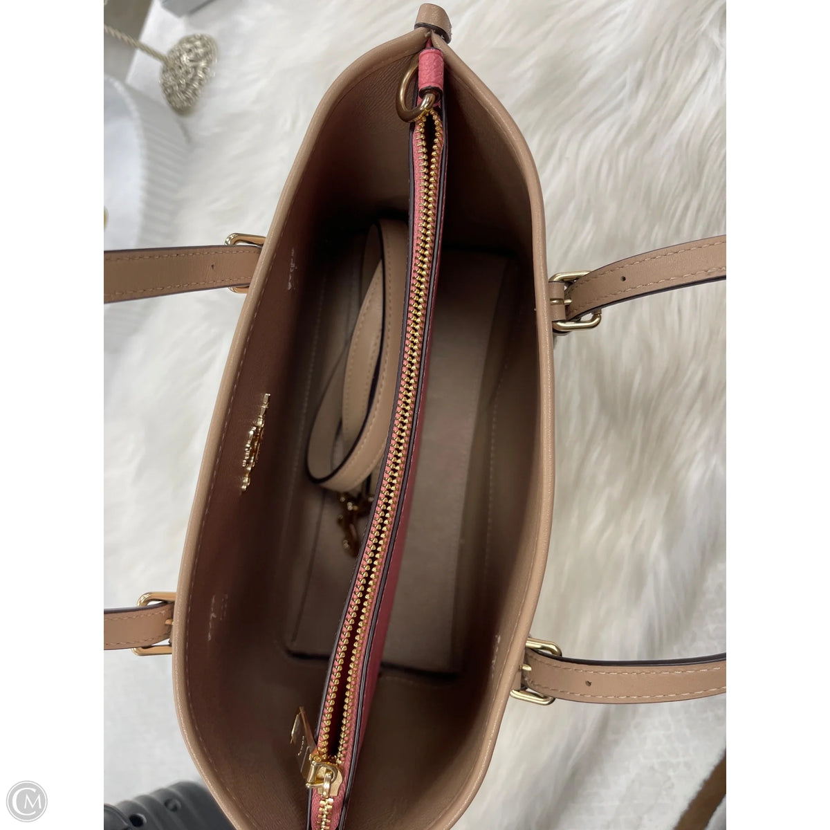 Crossbody Designer By Coach, Size: Medium