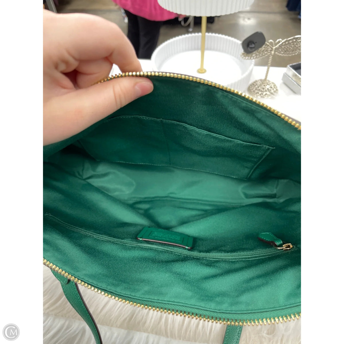 Handbag Designer By Coach, Size: Large