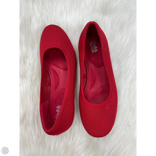 Shoes Flats By Croft And Barrow In Red, Size: 7.5