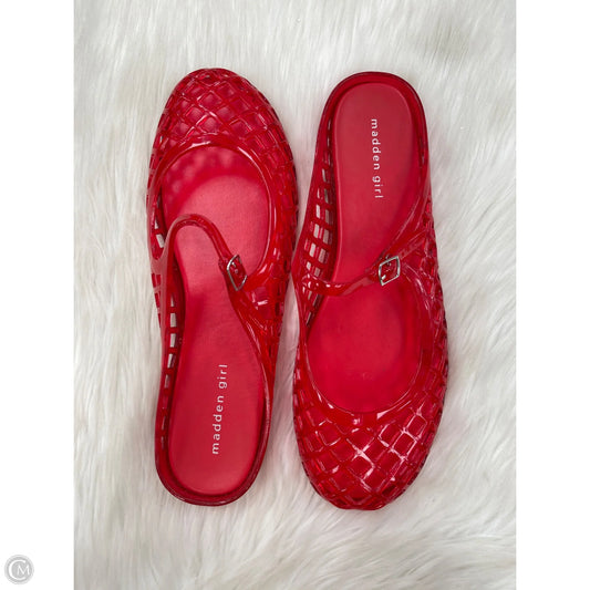 Shoes Flats By Madden Girl In Red, Size: 11