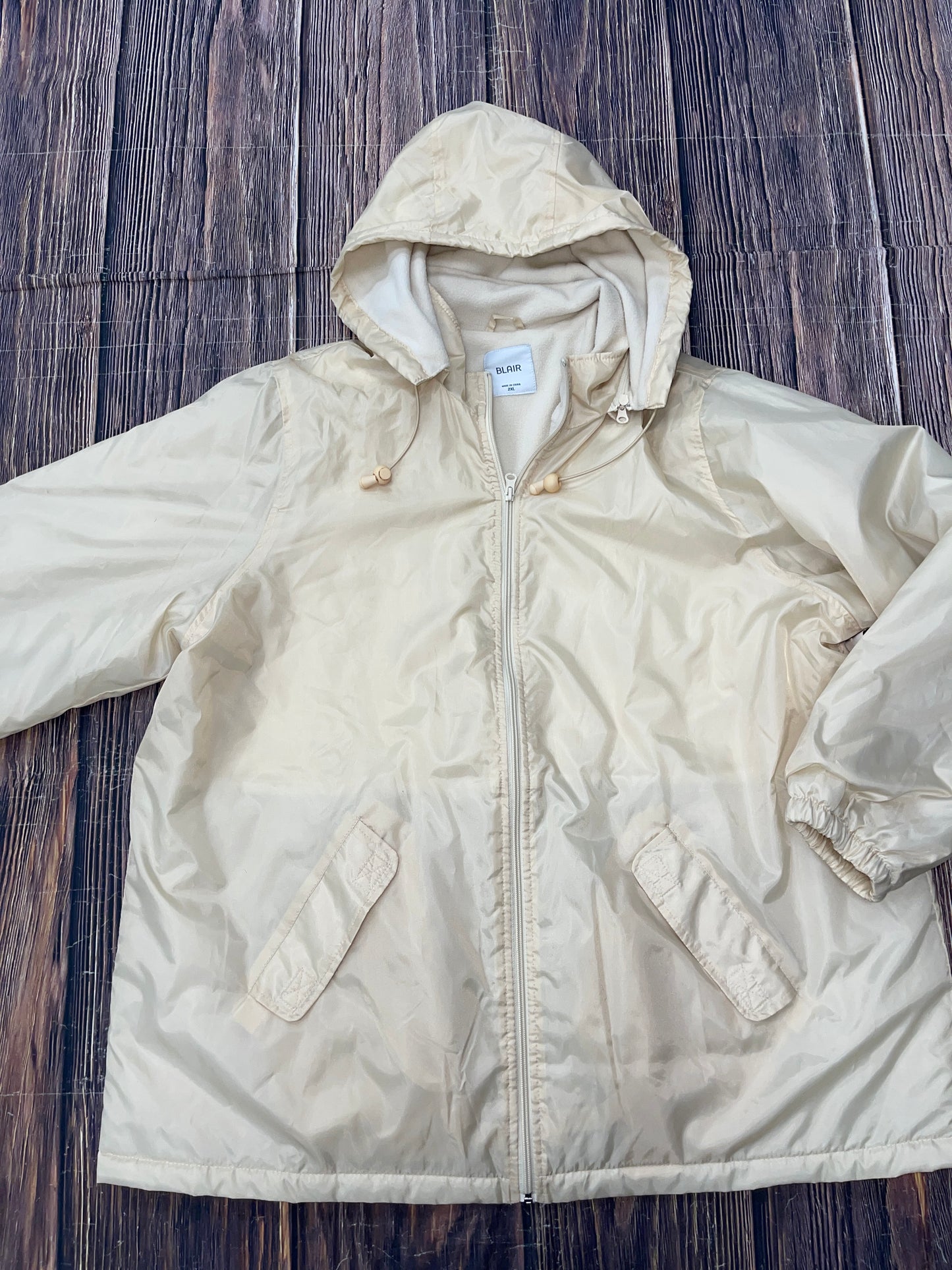 Coat Parka By Blair In Tan, Size: 2x