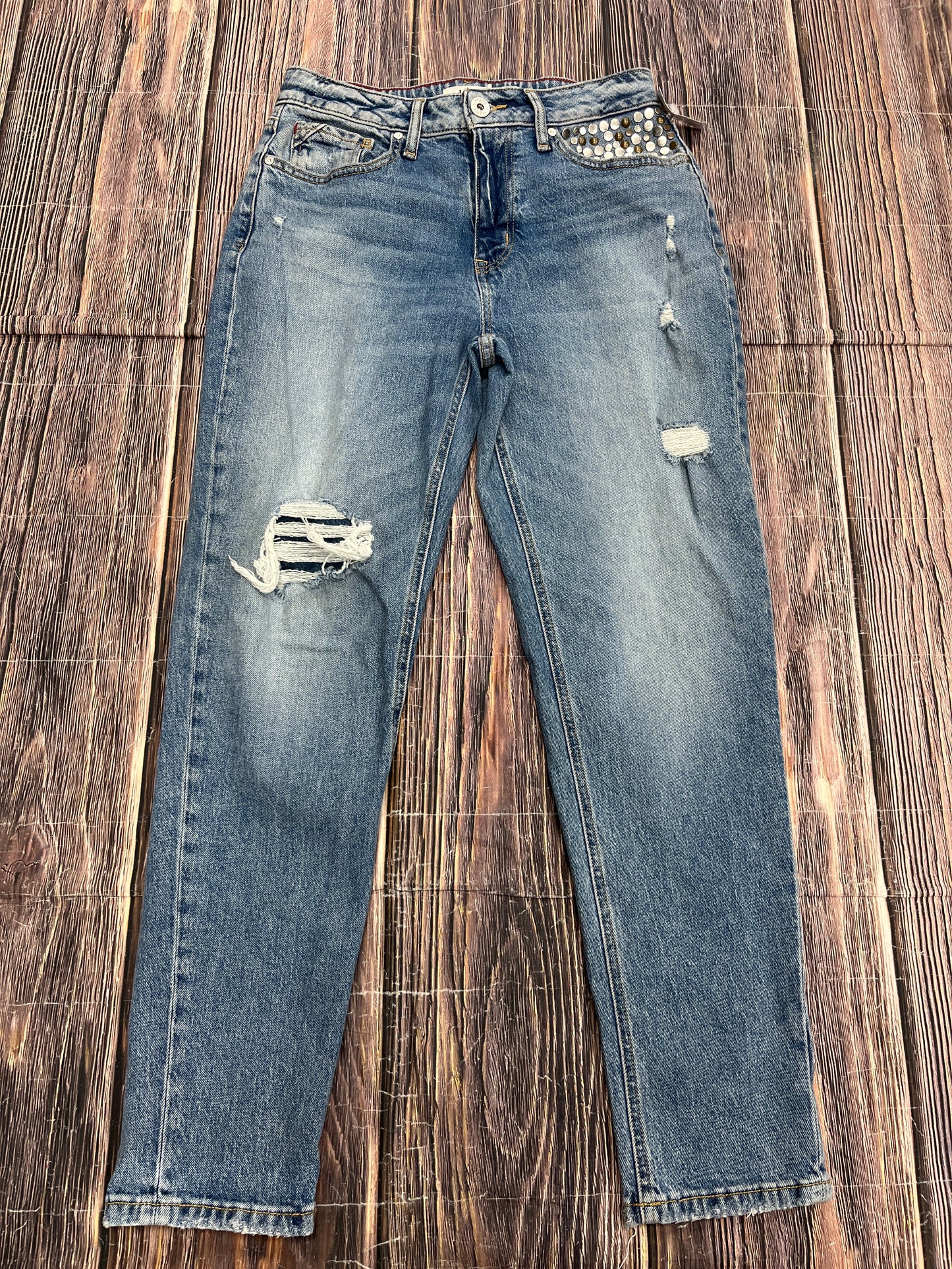 Jeans Straight By Maurices In Blue Denim, Size: 8