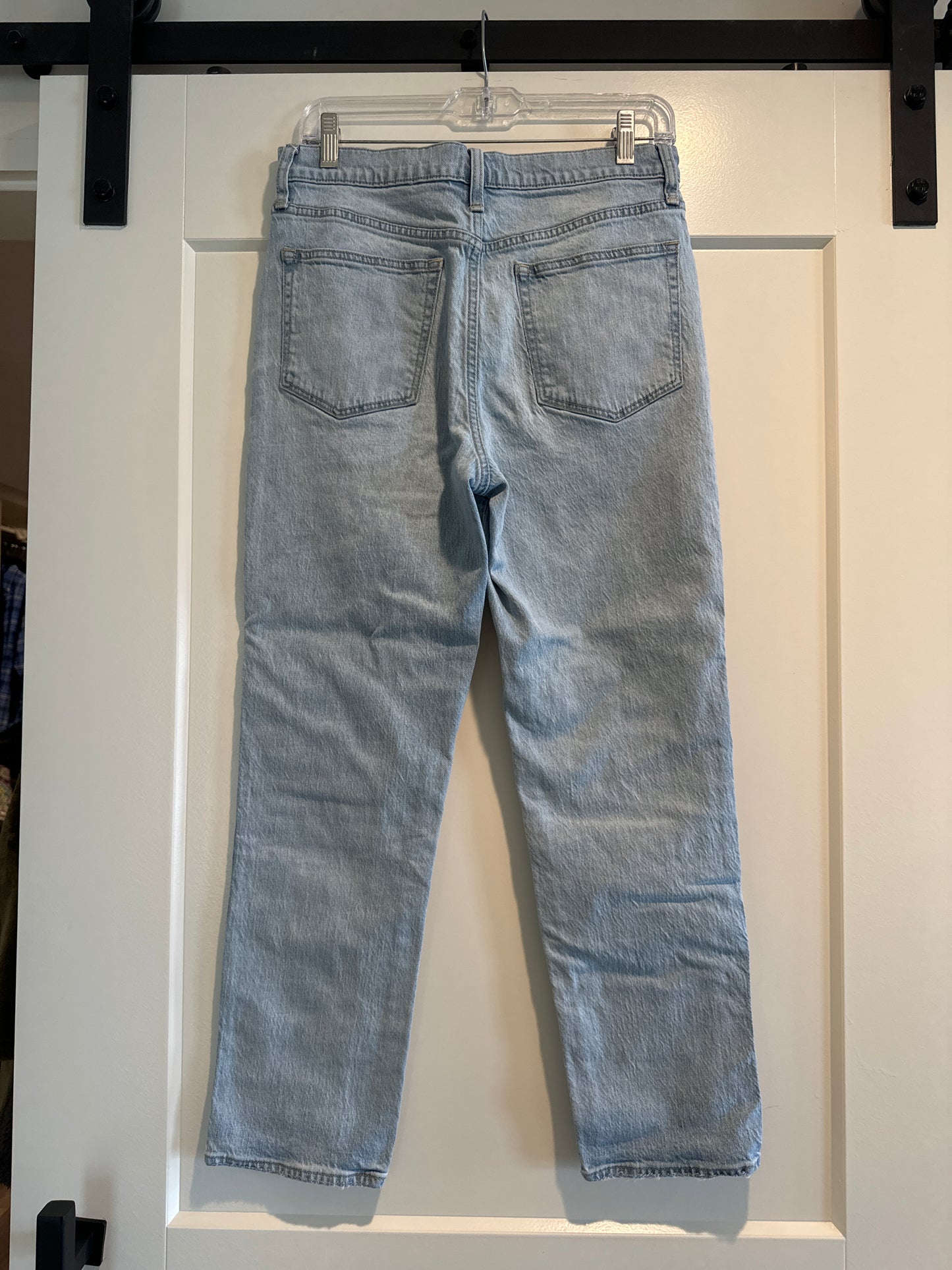 Jeans Straight By J. Crew In Blue Denim, Size: 6