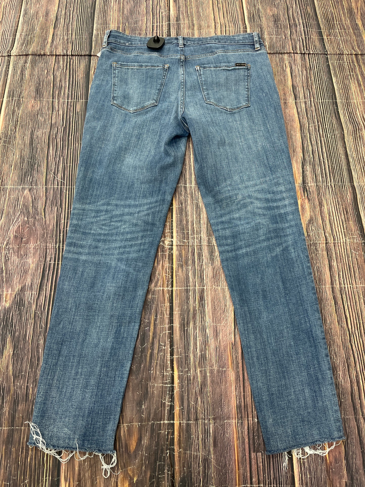 Jeans Straight By White House Black Market In Blue Denim, Size: 6