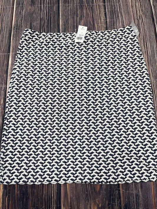 Skirt Midi By Banana Republic In Blue, Size: L