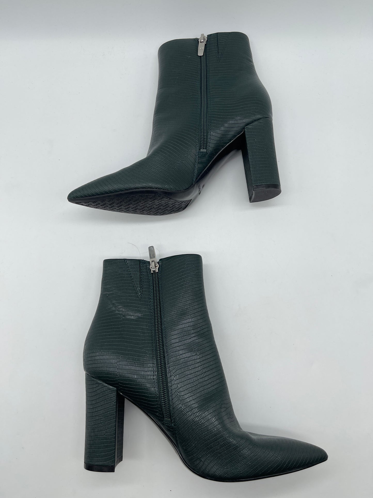 Boots Ankle Heels By Marc Fisher In Green, Size: 8