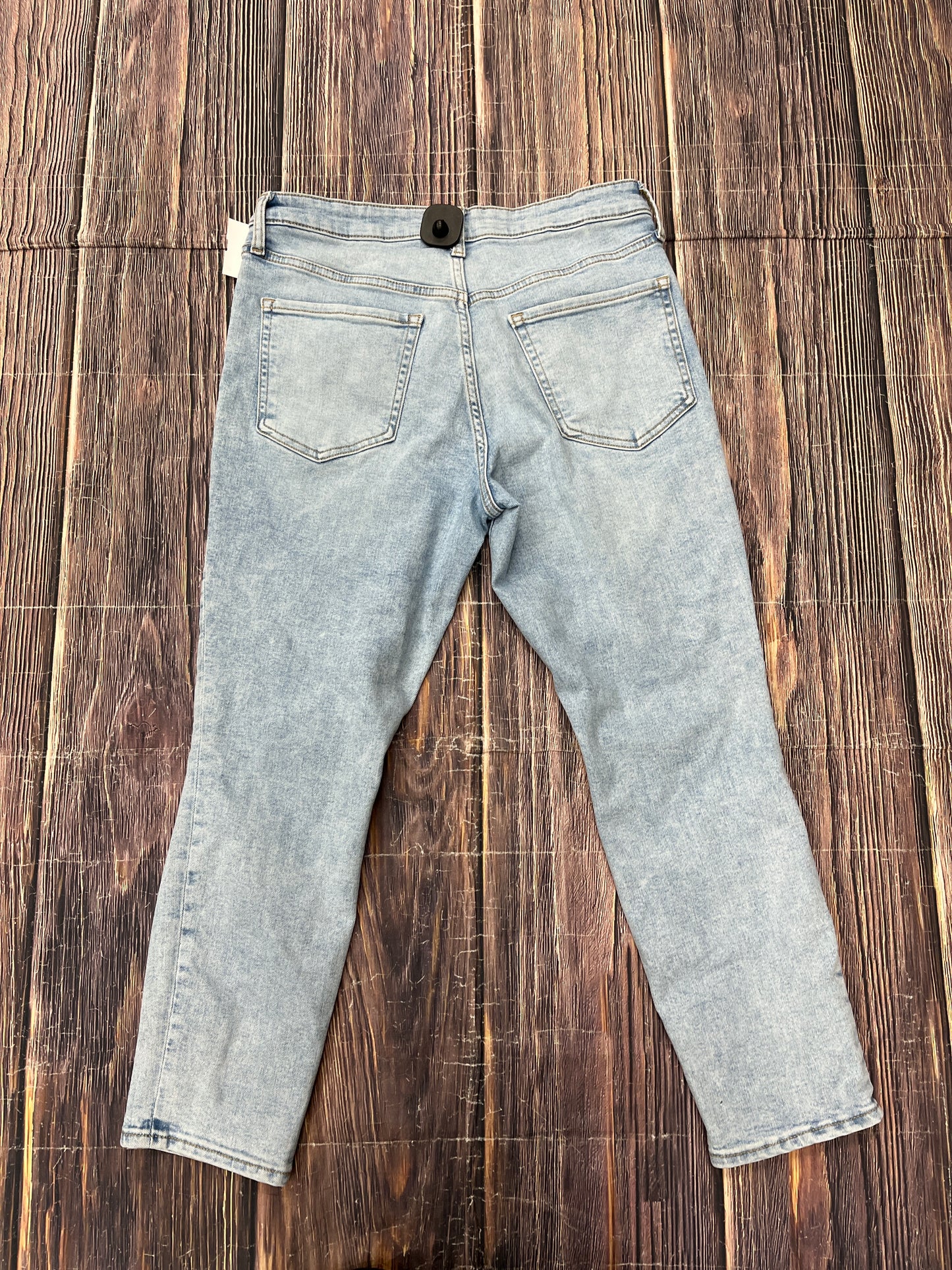 Jeans Straight By Old Navy In Blue Denim, Size: 10