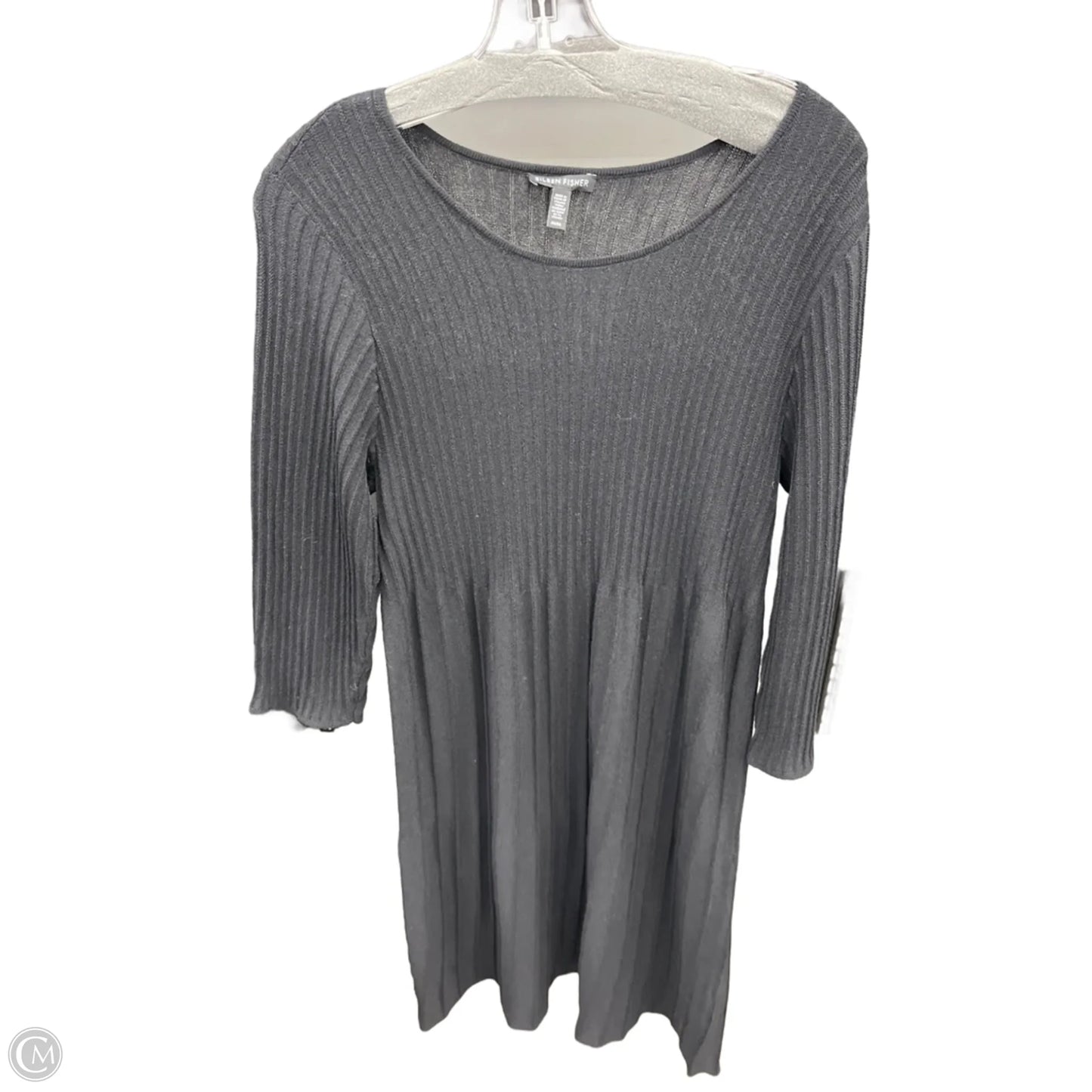 Dress Casual Midi By Eileen Fisher In Black, Size: M