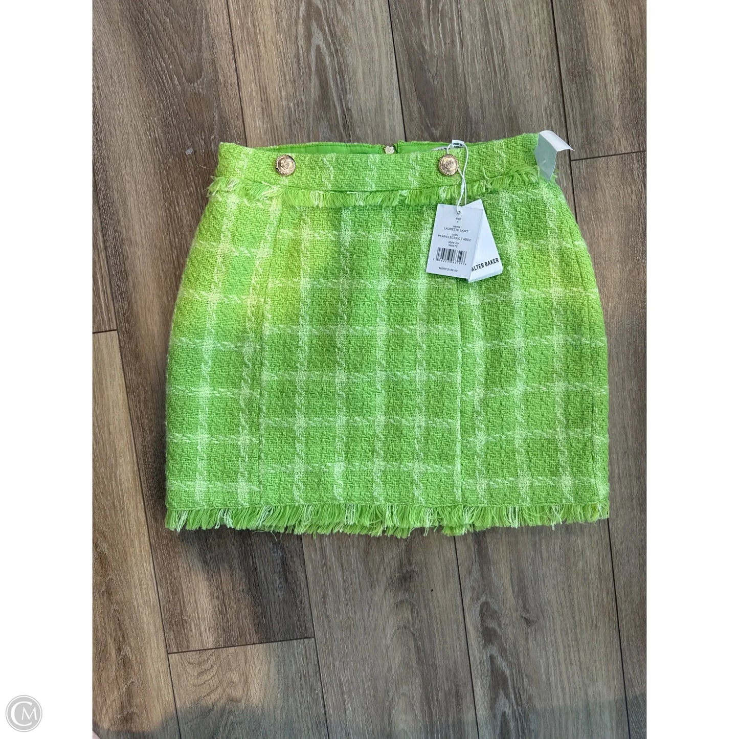 Skirt Mini & Short By Walter Baker In Green, Size: S