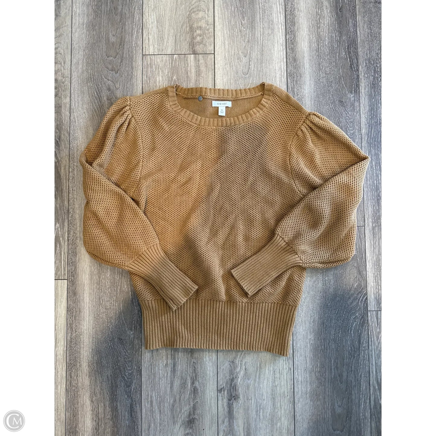 Sweater By Nine West In Tan, Size: Xl