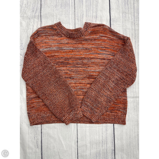 Sweater By Michael Stars In Orange, Size: L