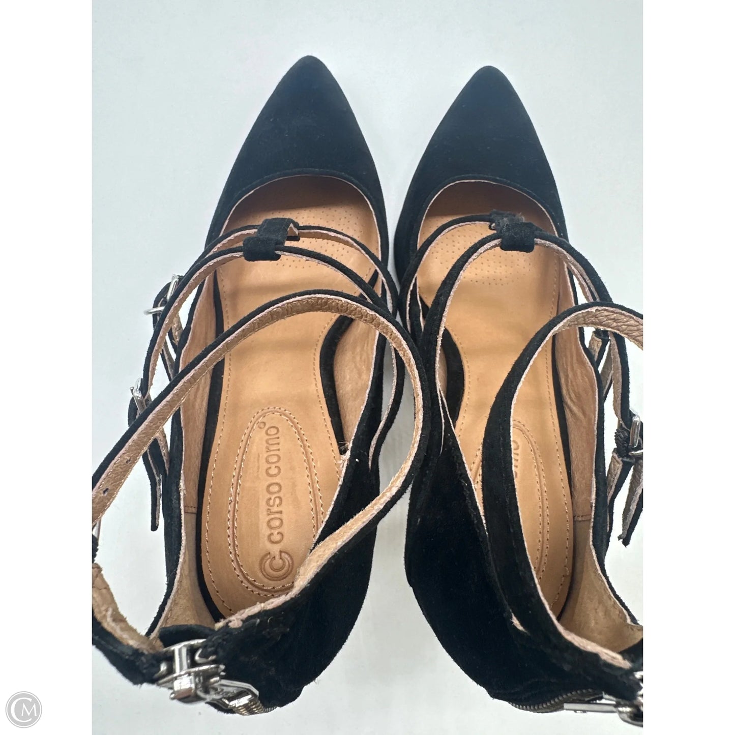 Shoes Heels Stiletto By Corso Como In Black, Size: 8.5