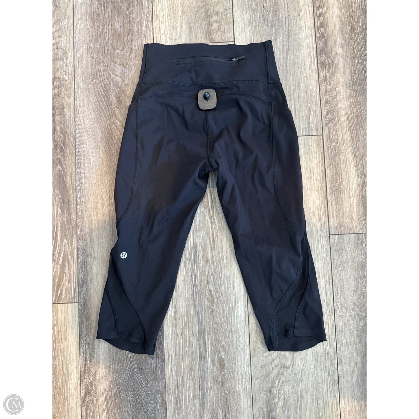 Athletic Capris By Lululemon In Black, Size: 6