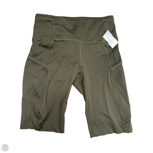 Athletic Shorts By Lululemon In Green, Size: 6
