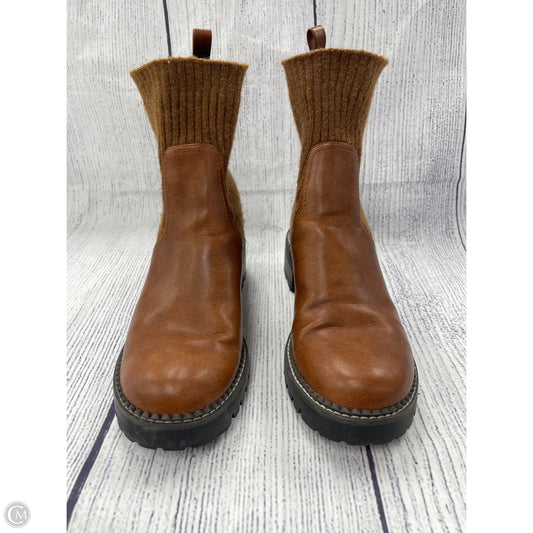Boots Combat By Universal Thread In Brown, Size: 11
