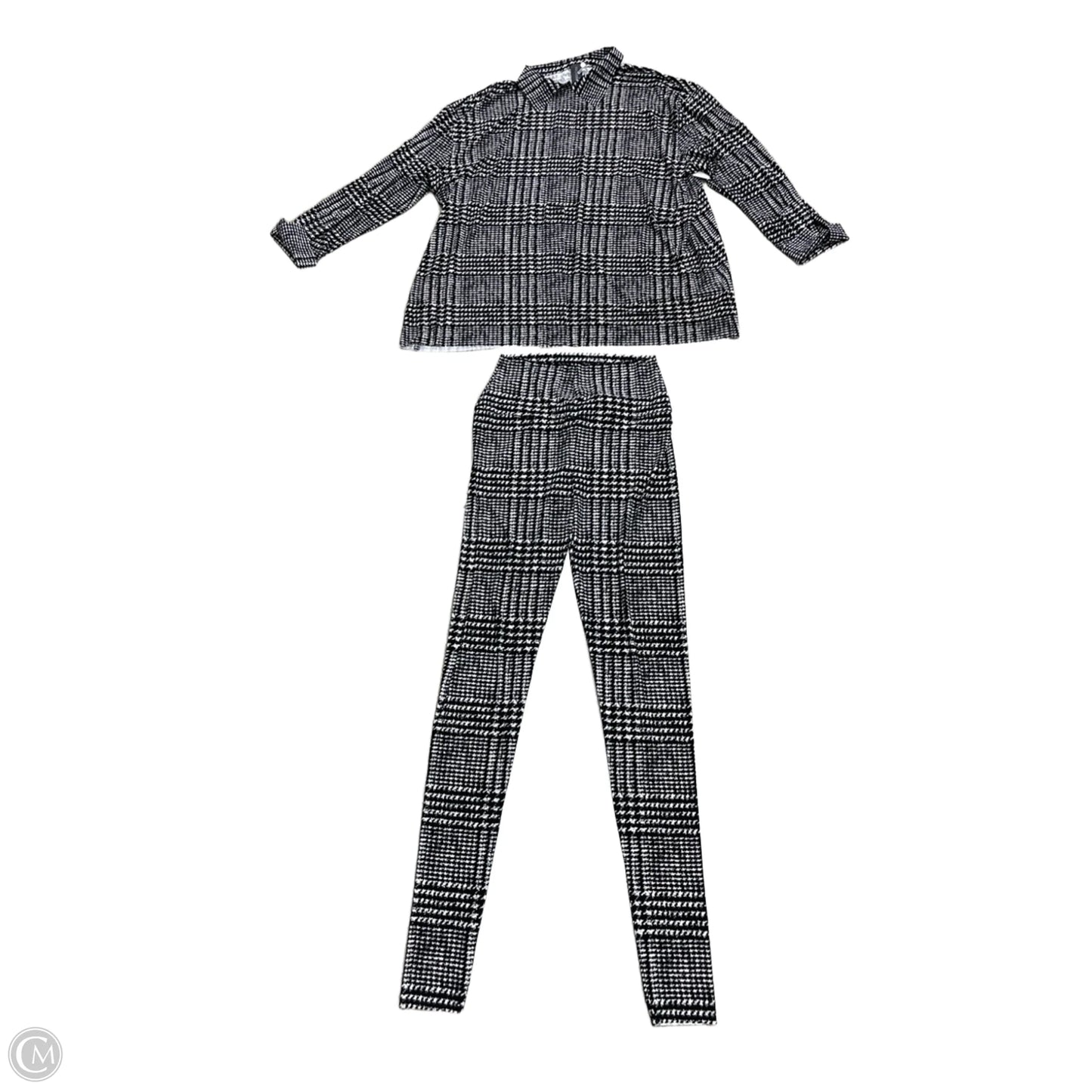 Pants Set 2pc By Norma Kamali In Black, Size: M