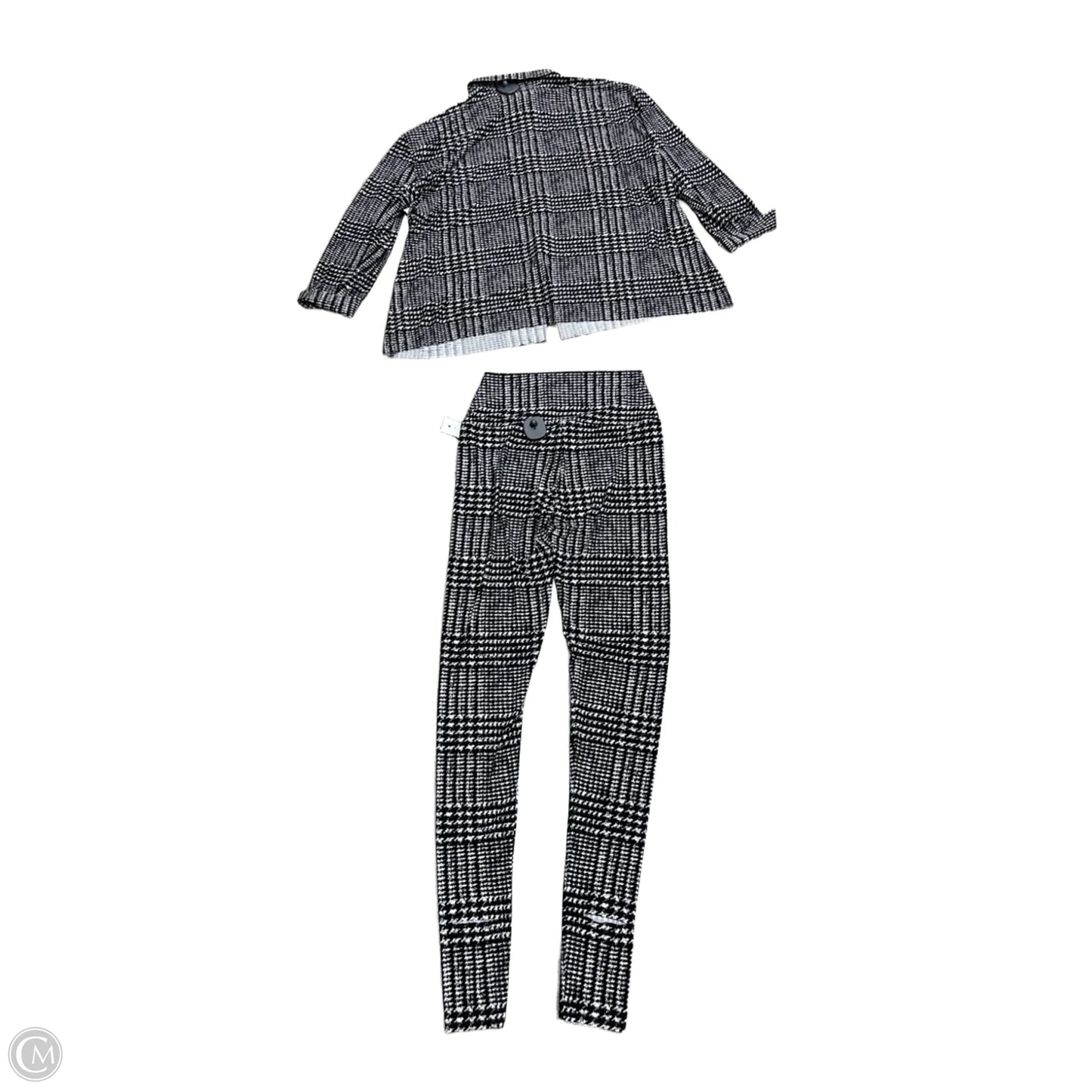 Pants Set 2pc By Norma Kamali In Black, Size: M
