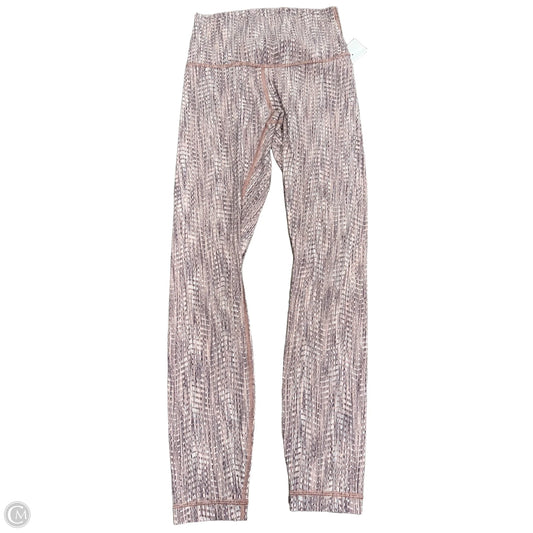 Athletic Leggings By Lululemon In Pink, Size: 4