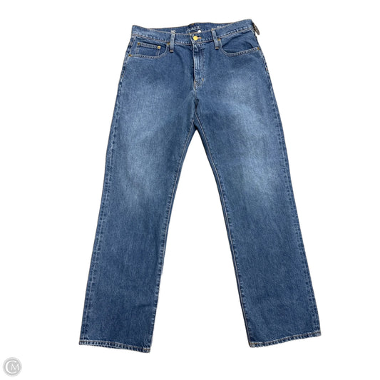 Jeans Straight By J. Crew In Blue Denim, Size: 10