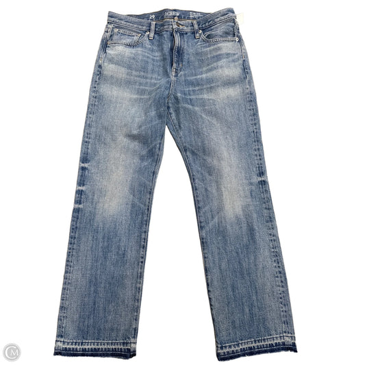 Jeans Straight By J. Crew In Blue Denim, Size: 8