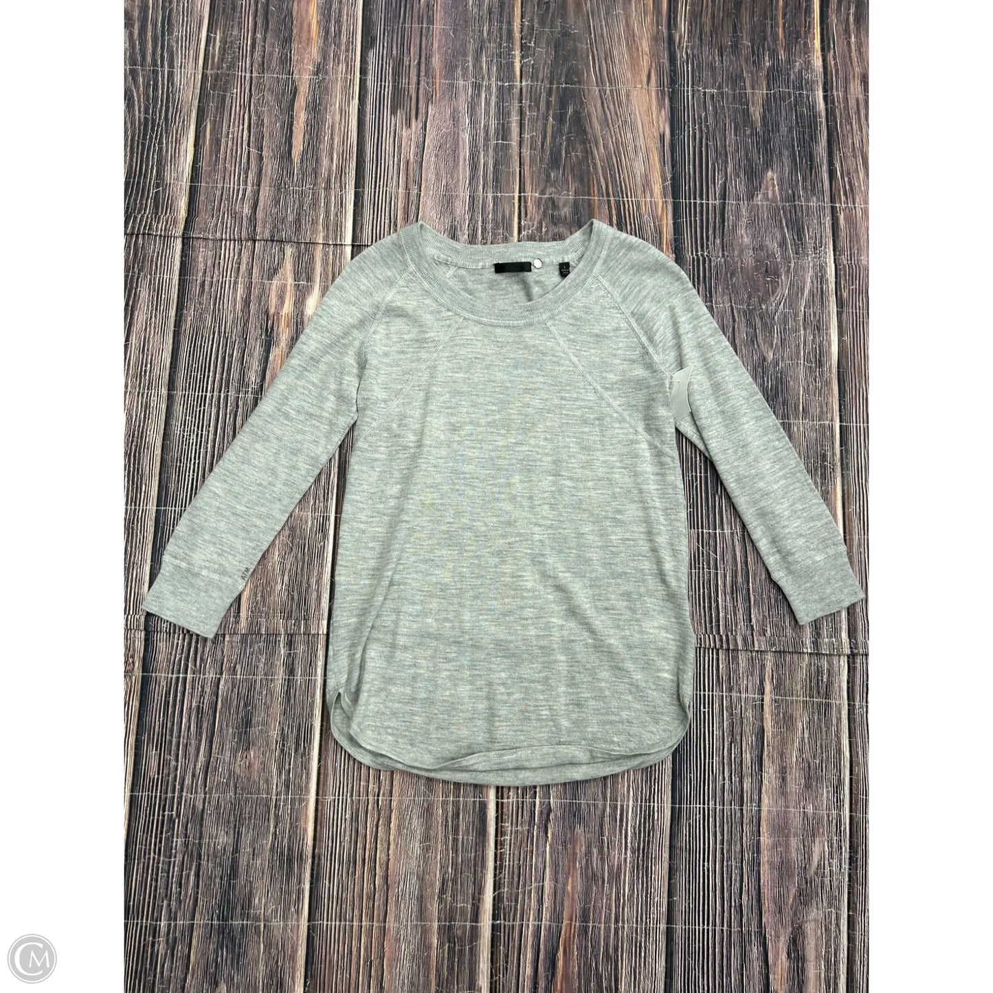Sweater By Atm In Grey, Size: S