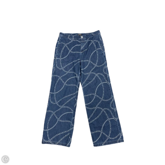 Jeans Wide Leg By J Mclaughlin In Blue Denim, Size: 10