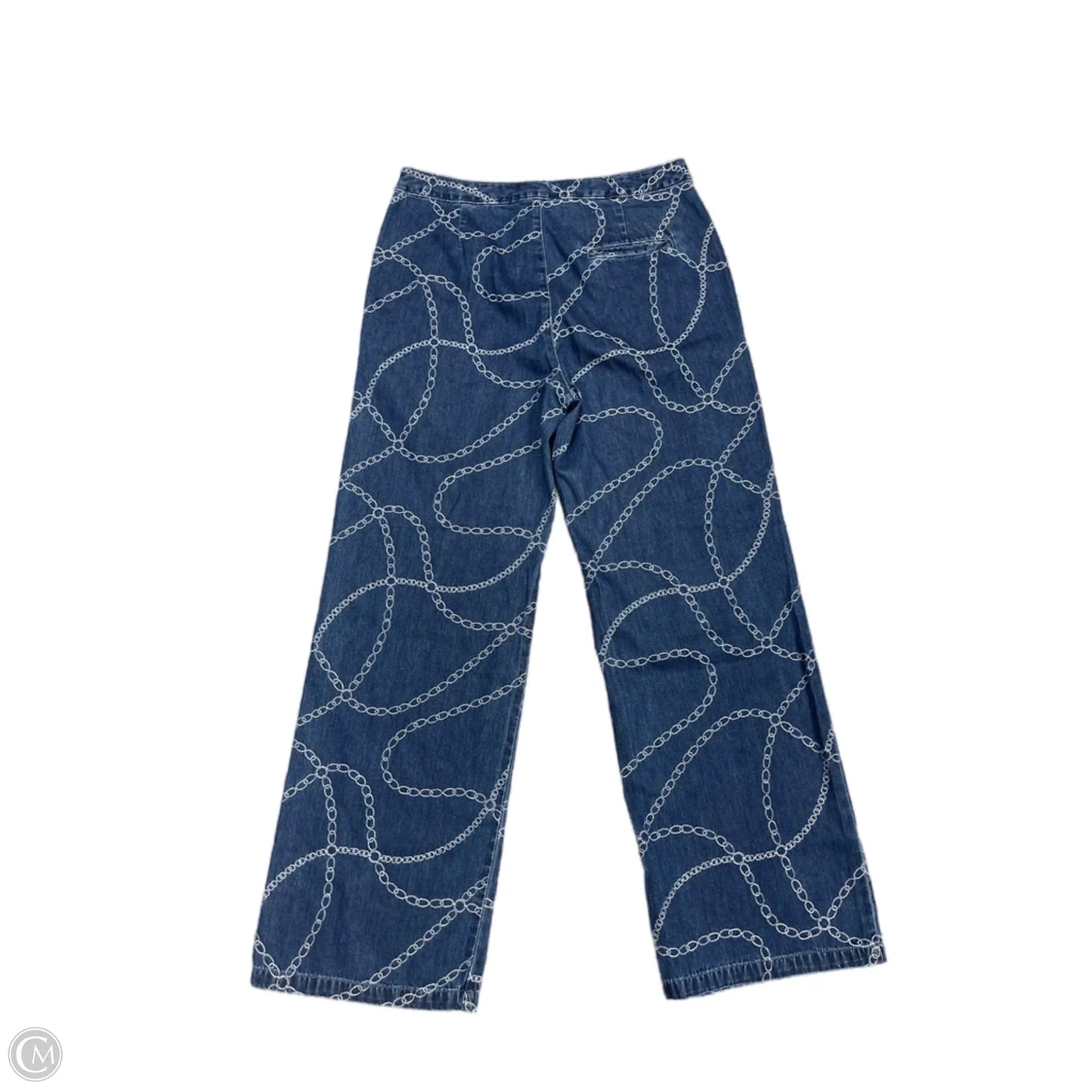 Jeans Wide Leg By J Mclaughlin In Blue Denim, Size: 10