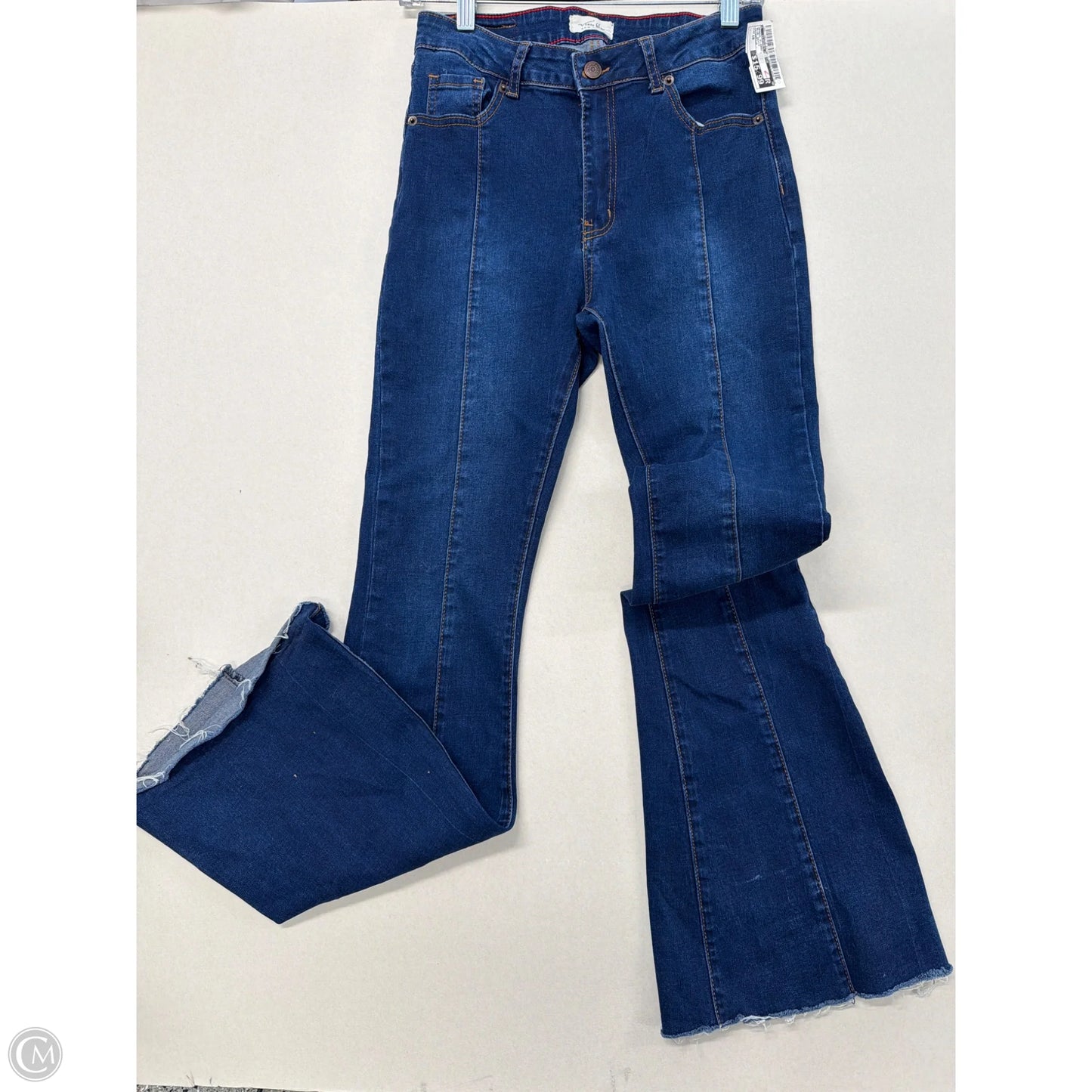 Jeans Flared By Clothes Mentor In Blue Denim, Size: 10