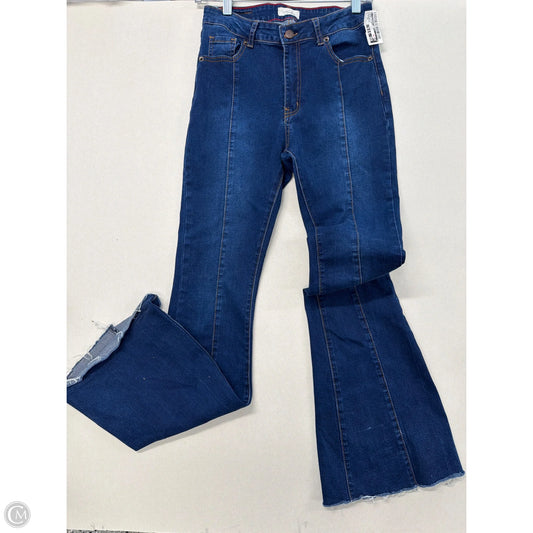 Jeans Flared By Clothes Mentor In Blue Denim, Size: 10